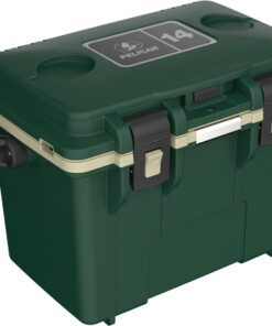 PELICAN COOLERS IM 14 QUART - HUNTER GREEN/TAN  DRY STORAGE