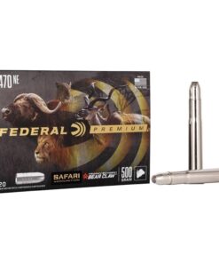 Federal Premium Cape-Shok Rifle Ammunition .470 Nitro 500 gr TBBC 2150 fps - 20/ct