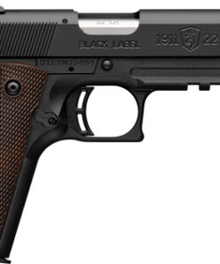 BROWNING 1911-22 22LR FS - 4.25" MATTE BLACK/BROWN GRIPS