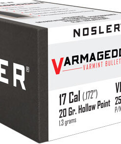 NOSLER BULLETS 17 CAL .172 - 20GR VARMAGEDDON FBHP 250CT