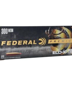 Federal Premium ELD-X Rifle Ammunition .300 WSM 200gr PT 2820 fps 20/ct