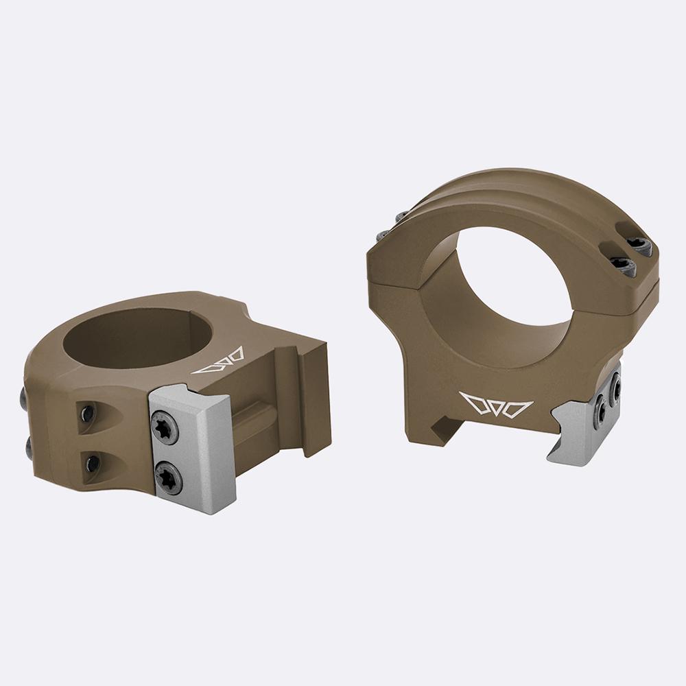 Warne HyperLite 1 inch Medium Dark Earth Scope Rings 1 Warne HyperLite 1 inch Medium Dark Earth Scope Rings