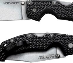 COLD STEEL LARGE VOYAGER 4" - PLAIN EDGE BLADE CLIP FOLDER