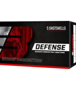 Barnes Defense Buckshot Shotshells 12ga 2-3/4" 8 plts 1200 fps #00 5/ct