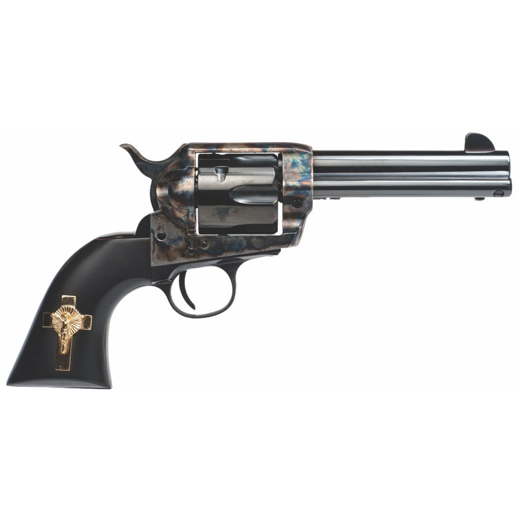 Cimarron Holy Smoker Revolver 45 Long Colt 4.75in. Case Hardened 6 Shot 1 Cimarron Holy Smoker Revolver 45 Long Colt 4.75in. Case Hardened 6 Shot