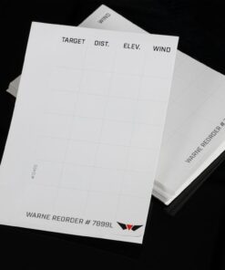 Warne Data Card Label Refills for Warne Skyline Precision Mount - 50/pk