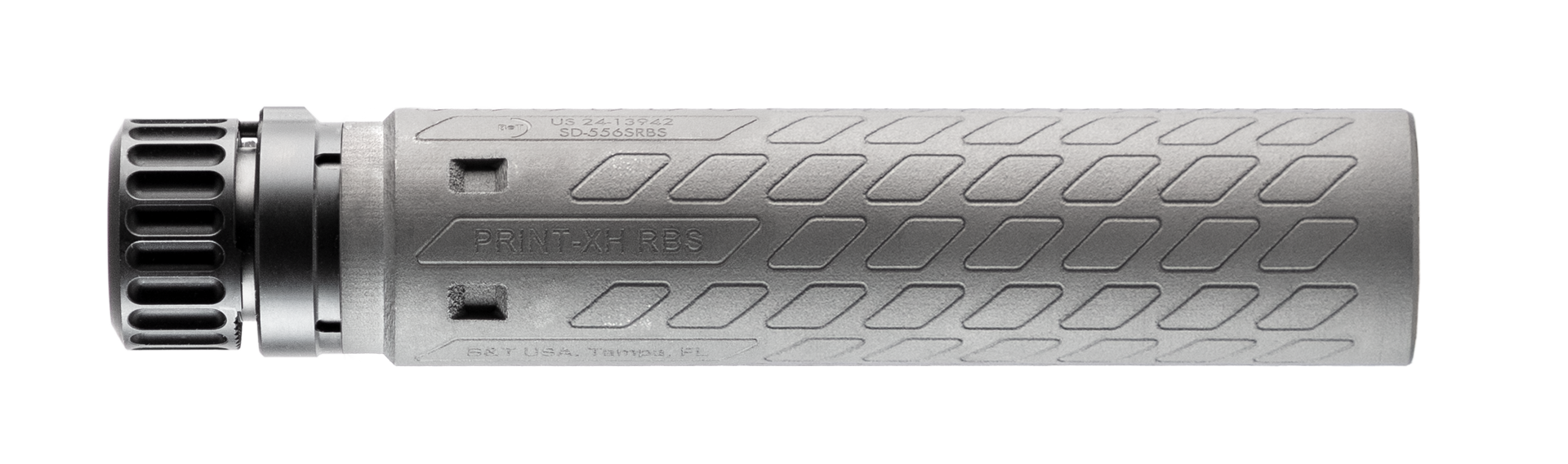 B&T 556 PRINT XH RBS FULL SIZE TI SUPPRESSOR