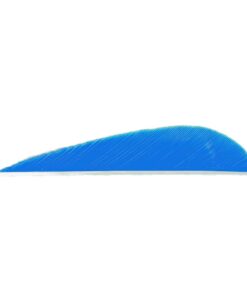 Trueflight Parabolic Feathers Blue 3 in. RW 100 pk.
