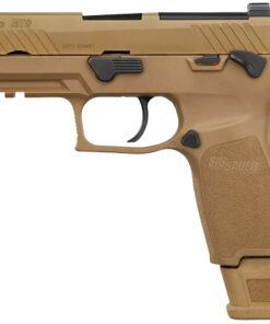 SIG M18 COMMERCIAL 9MM 3.9" - SIGLITE (1)17&(2)21RD COYOTE