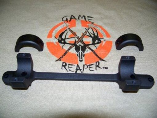 DNZ Products 1" High Game Reaper Mounts Black Finish - Savage - New Round Receiver Long Action (RH)