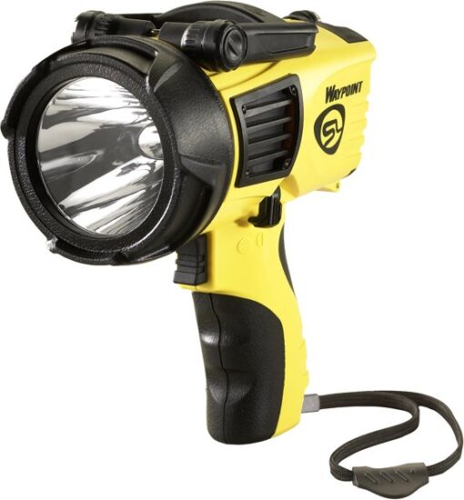 Streamlight Waypoint Pistol Grip 115 Million CP Spotlight with 12V DC Power Cord - Yellow