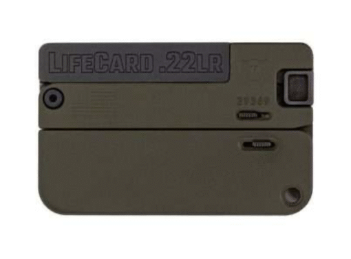 Lifecard Folding 22LR Single Shot - Olive Drab Green