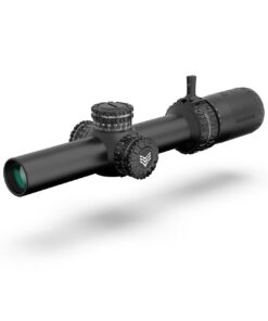Swampfox Arrowhead Series LPVO Rifle Scope 1-6x24 30mm SFP IR Guerrilla Dot Red MIL Illum