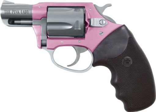 Charter Arms Pink Lady Revolvers - 32 2" Pink/Stainless Steel 5-Shot