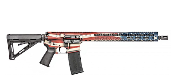BRO 16" 5.56 Spec15 Rifle Trump American Flag