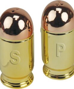 RIVERS EDGE PISTOL CARTRIDGE - SHAPED SALT & PEPPER SHAKERS