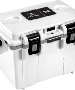PELICAN COOLERS IM 14 QUART - WHITE/GRAY W/DRY STORAGE
