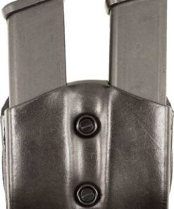 DESANTIS DOUBLE MAG POUCH OWB - LEATHER SIG P365 BLACK