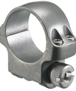 Ruger Steel Scope Ring - Single (3KTG) 1" Low .812" Height - Target Grey Stainless Finish