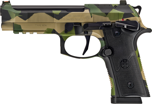 BERETTA 92XI SAO FS 9MM 4.7" - 15RND SPLINTER CAMO 2 MAGS 1 BERETTA 92XI SAO FS 9MM 4.7" - 15RND SPLINTER CAMO 2 MAGS