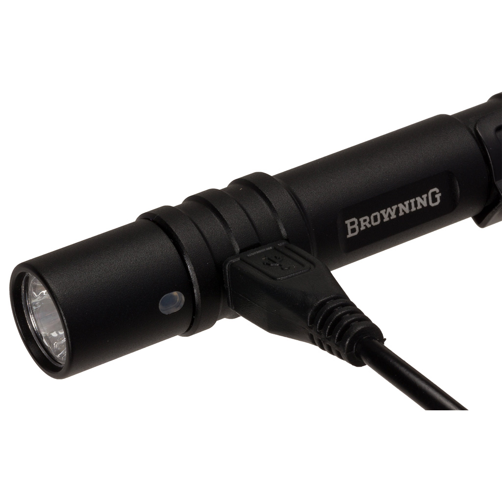 Browning Microblast USB Flashlight Black 160 Lumens