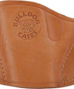 BULLDOG BELT SLIDE HOLSTER TAN - RH SMALL & MINI AUTOS