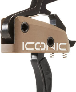 RISE TRIGGER ICONIC FDE - 2-STAGE 1-2LB AR-15 W/PINS