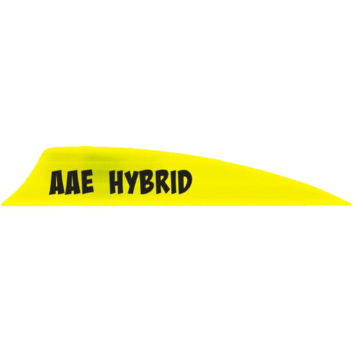 AAE Hybrid 2.0 Shield Cut Vanes Yellow 50 pk.