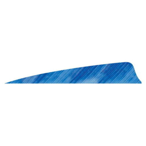 Gateway Shield Cut Feathers Tre White/Blue 4 in. LW 50 pk.