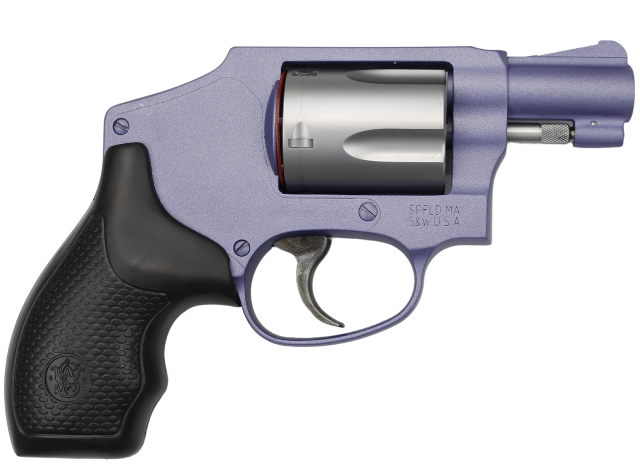 SMITH & WESSON 642 CRUSHED ORCHID AIRWEIGHT 38SPL 1.875" 5RD DAO - Smith & Wesson