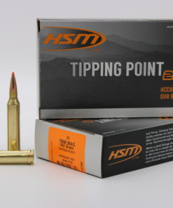 HSM AMMUNITION 7MM MAG 162GR TIPPING PT 20RD BOX 20 BOXES PER CASE