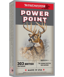 Winchester Super-X Power Point Rifle Ammunition .303 British 180 gr. PSP 2460 fps 20/ct