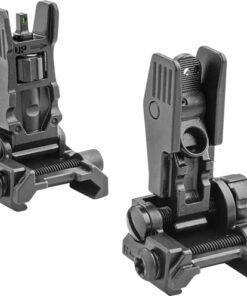 MEPROLIGHT FRONT GREEN TRITIUM - REAR BLANK FLIP UP SIGHTS