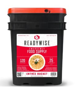 ReadyWise 120 Serving Entrée Only Grab and Go Bucket