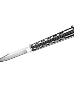 Cold Steel Arc Angel Balisong Knife 4-1/2" Clip Point Blade Silver