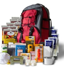 Wise Five Day Emergency Survival Kit Backpack For One Person-32 Servings Red