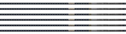 EASTON 4MM FMJ MATCH GRADE 300 - 6-PACK W/ 3" AAE HYBRID VANES