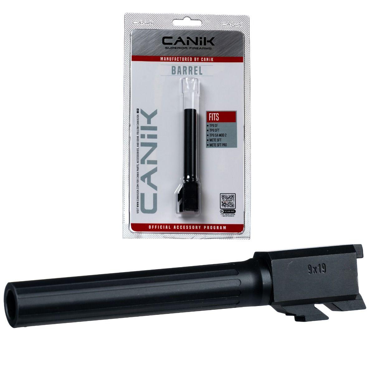 Canik Steel Drop in Barrel for Select Canik Pistols Full Size Fluted Black