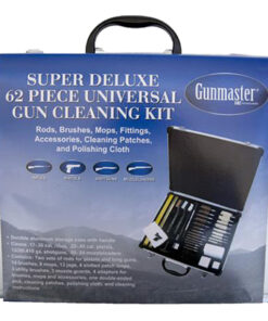 Gunmaster Super Deluxe Universal Gun Cleaning Kit Aluminum Case 62 pc.