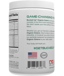 Bucked Up Organic Greens Mixed Berry 30 Serving Tub