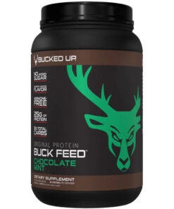 Bucked Up Buck Feed Protein Chocolate Mint 30 Serving Tub