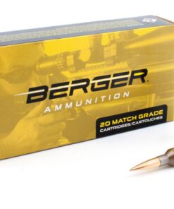Berger Target Rifle Ammunition 6mm Creedmoor 109 gr LRHT 2940 fps 20/ct