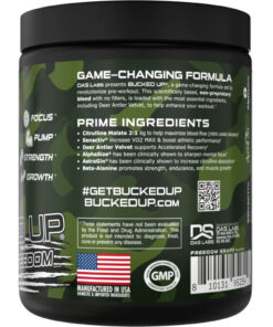 Bucked Up Pre-Workout Freedom Grape 30 Serving Tub