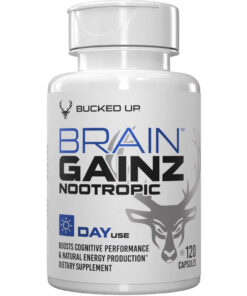 Bucked Up Brain Gainz Day & Night Supplements 240 Total Capsules