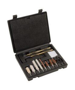 Allen Krome Compact Handgun Cleaning Kit .22 .38 9mm 357 .44 &.45 Cal. 14-Pieces Black