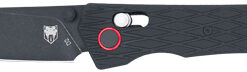 COBRATEC LEGACY BAR LOCK 3.5" - G10 BLACK/BLACK D2 BLADE