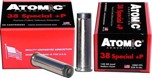 ATOMIC 38 SPECIAL +P 148GR WC - UP-SIDE DOWN 20RD 10BX/CS 1 ATOMIC 38 SPECIAL +P 148GR WC - UP-SIDE DOWN 20RD 10BX/CS