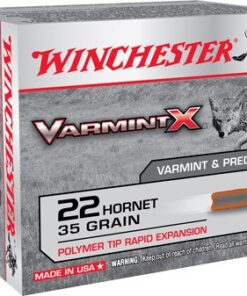 WINCHESTER VARMIT-X 22 HORNET - 35GR VARMINTER-X 20RD 10BX/CS