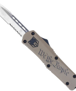 COBRATEC MEDIUM FS3 OTF WE THE - PEOPLE 3" TANTO SERRATED
