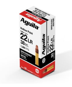 Aguila 22LR Ammunition SuperExtra 1B222335 38 Grain Hollow Point 50 Rounds